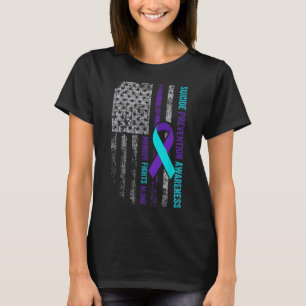 988suicide Prevention Awareness Usa Flag Nobody Fi T-Shirt