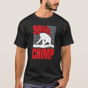 98 Chimp Monkey  Ape Chimpanzee Whisperer T-Shirt