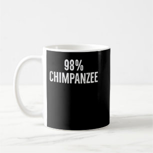 98 Chimpanzee Funny Evolution Science Distressed D Coffee Mug