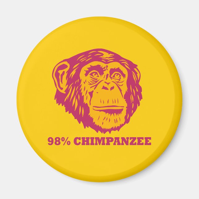 98% Chimpanzee Magnet (Front)