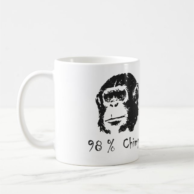 98 Percent Chimp Mug (Left)
