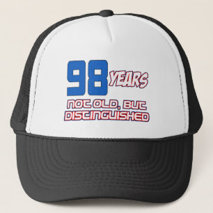 98 YEAR OLD BIRTHDAY DESIGNS TRUCKER HAT