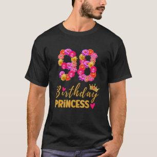 98 Year Old Birthday Princess Flower Its My 98th B T-Shirt