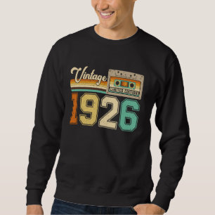 98 Years Old 1926 Vintage 98th Birthday Men Women Sweatshirt