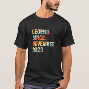 98th Birthday 98 Year Old Legend Since November 19 T-Shirt