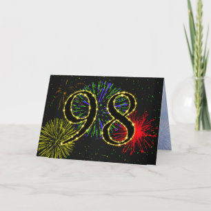 98th Birthday Party Invitation