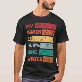 99.9& Lyrics graphic T-Shirt