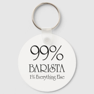 99% Barista Key Ring