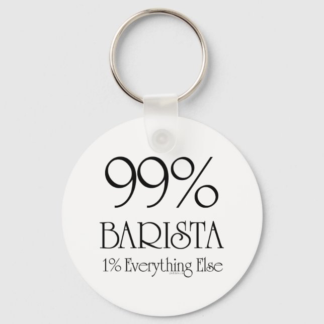 99% Barista Key Ring (Front)