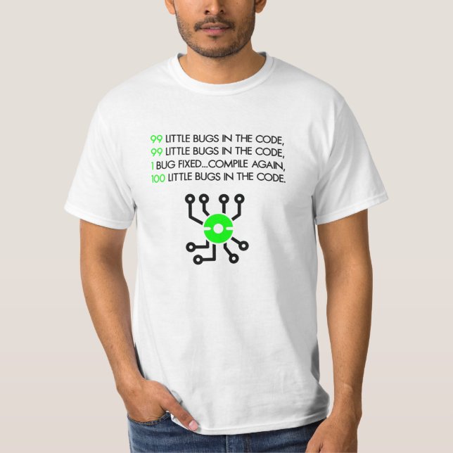 99 Bugs In The Code T-Shirt (Front)