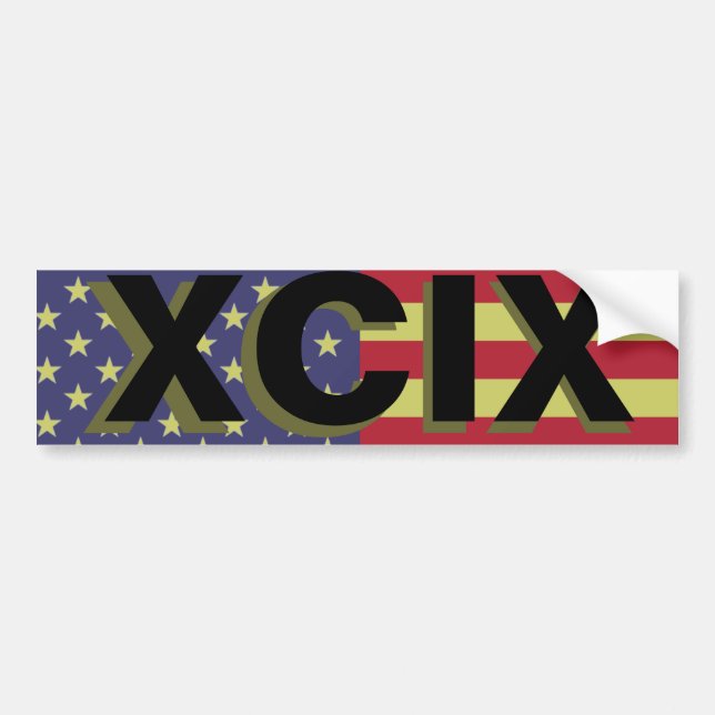 99 BUMPER STICKER (Front)