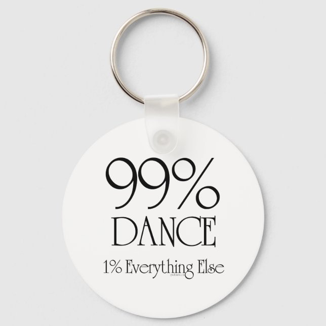 99% Dance Key Ring (Front)