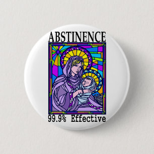 99% effective! 6 cm round badge