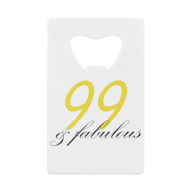 99 & Fabulous (Front)
