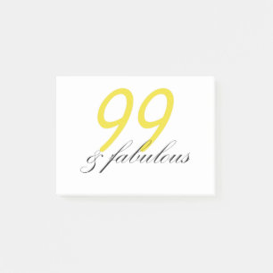 99 & Fabulous Post-it Notes