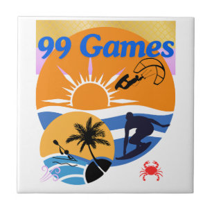 99 Games Of Summer Ceramic Tile