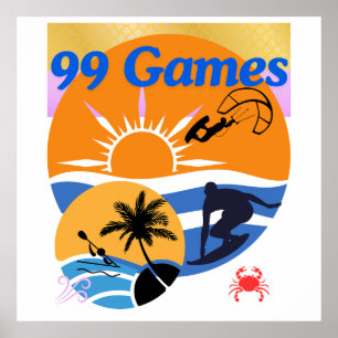 99 Games Of Summer Poster