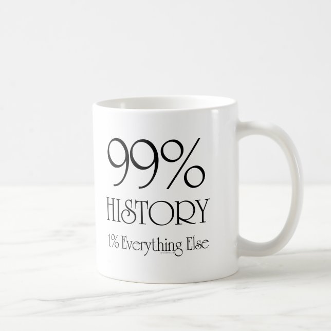 99% History Coffee Mug (Right)