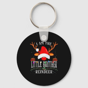 99 I Am The Little Brother Reindeer Christmas Fami Key Ring