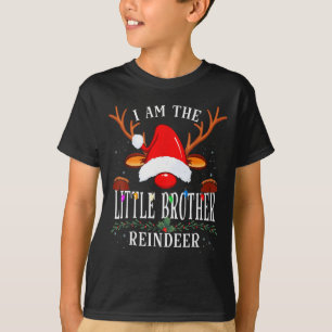 99 I Am The Little Brother Reindeer Christmas Fami T-Shirt