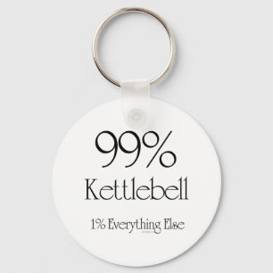 99% Kettlebell Key Ring