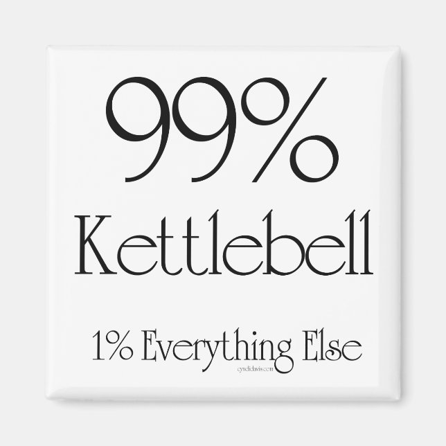 99% Kettlebell Magnet (Front)