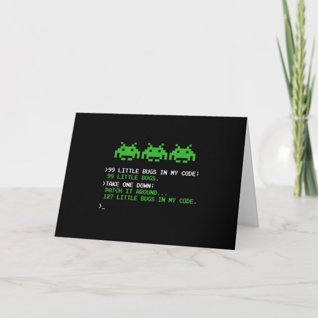 99 Little Bugs In The Code Software Engineer Invitation (Front)