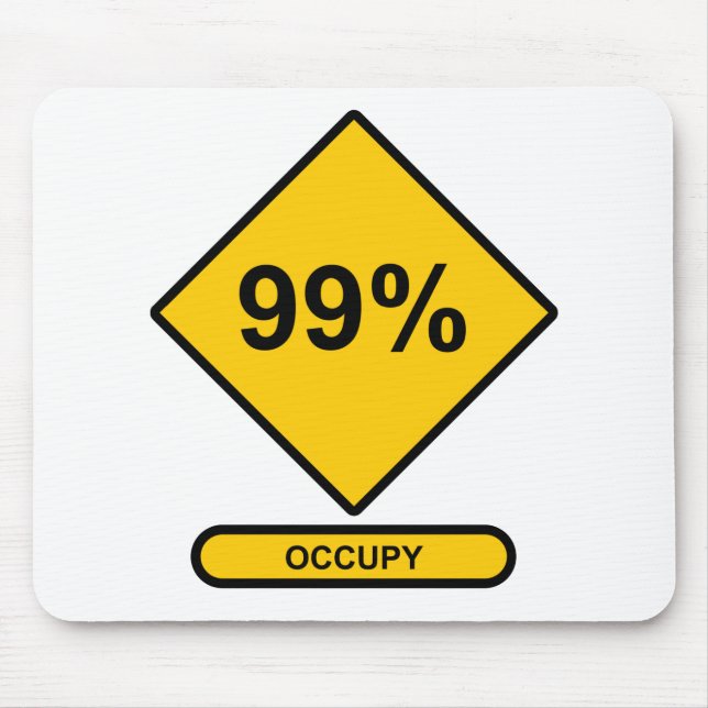 99% Occupy Mouse Pad (Front)