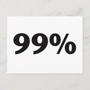 99 Percent Postcard