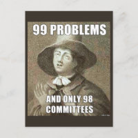 99 Problems Postcard
