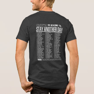 99 Reasons to Stay Another Day - Mental Health Tri-Blend Shirt