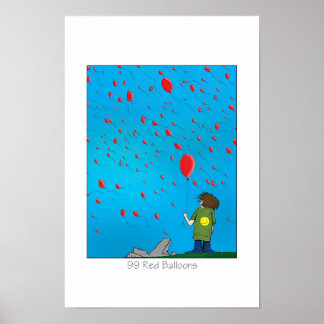 99 Red Balloons Poster