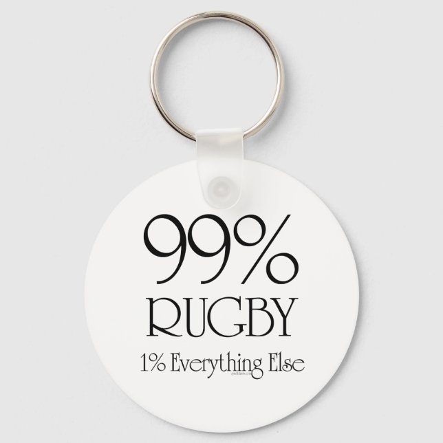 99% Rugby Key Ring (Front)