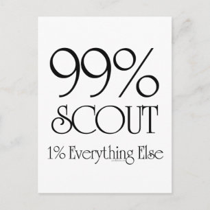 99% Scout Postcard