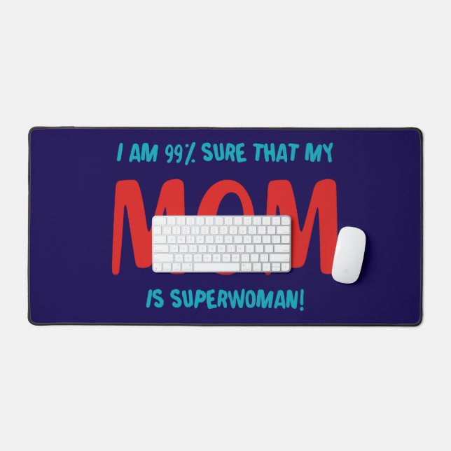 99% Superwoman Desk Mat (Keyboard & Mouse)
