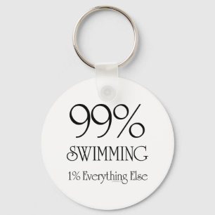 99% Swimming Key Ring