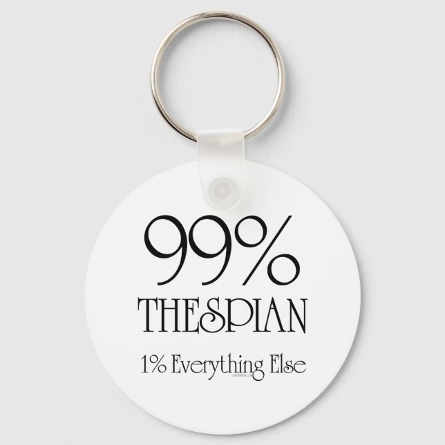 99% Thespian Key Ring (Front)