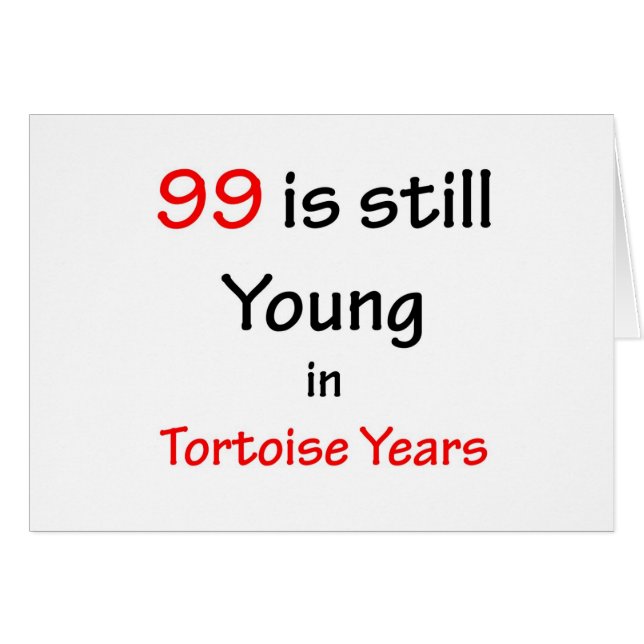 99 Tortoise Years (Front Horizontal)