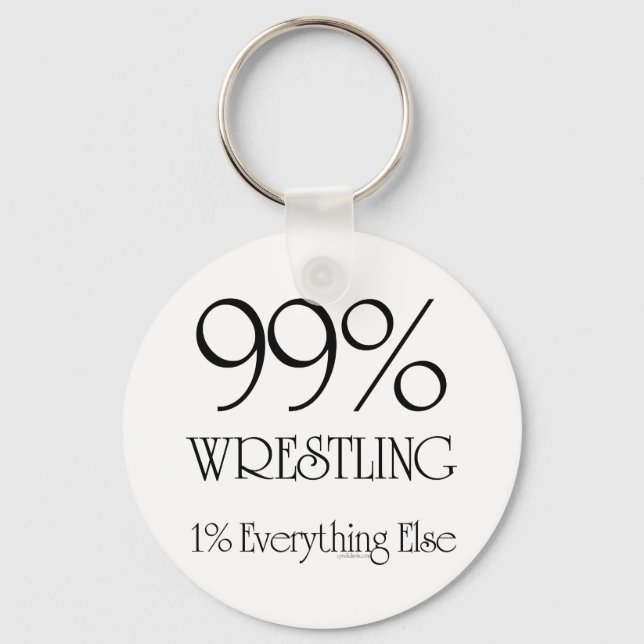 99% Wrestling Key Ring (Front)