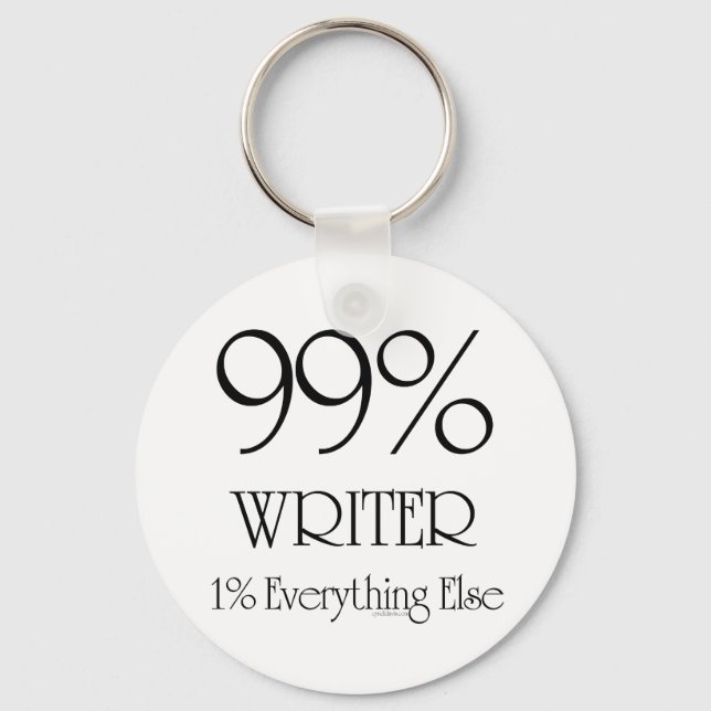 99% Writer Key Ring (Front)
