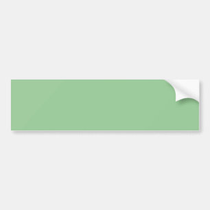 99CC99 Celadon Green Solid Colour Background Bumper Sticker