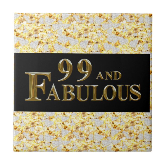 99th Birthday  Ceramic Tile (Front)