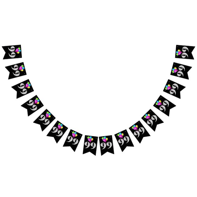 99th birthday party balloons bunting  (All)