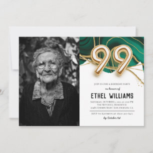 99th Birthday Party Invitation