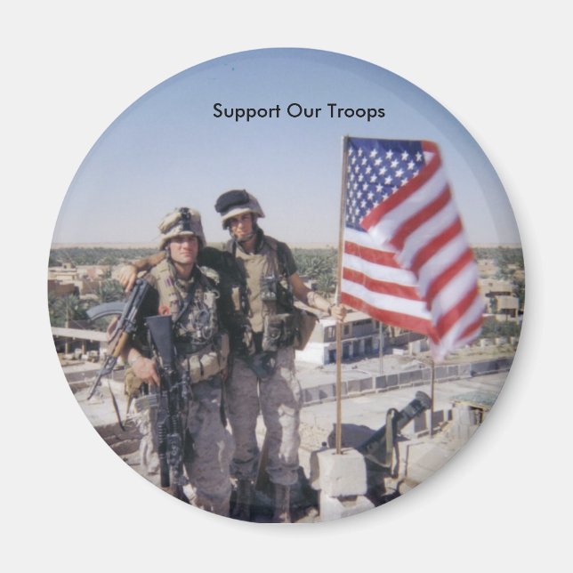 9-11-05, Support Our Troops Magnet (Front)