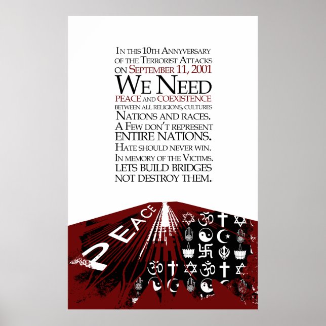 9/11  10th Anniversary Poster (Front)