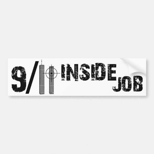 9-11 Inside Job Bumper Sticker (Front)