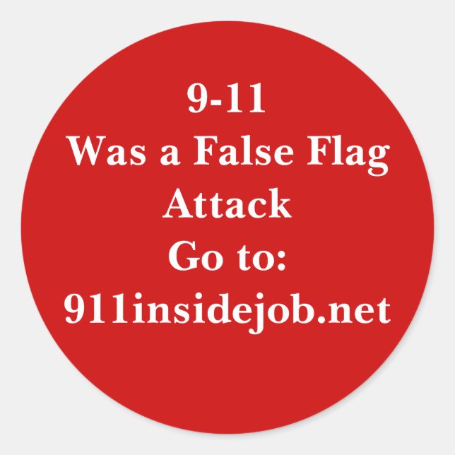 9-11 Inside Job Classic Round Sticker (Front)