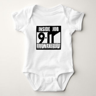 9-11 INSIDE JOB WAKE UP - 911 truth, truther Baby Bodysuit
