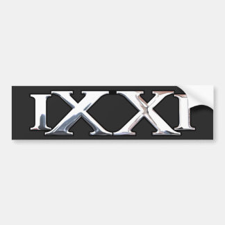 9/11 (IXXI) memorial sticker